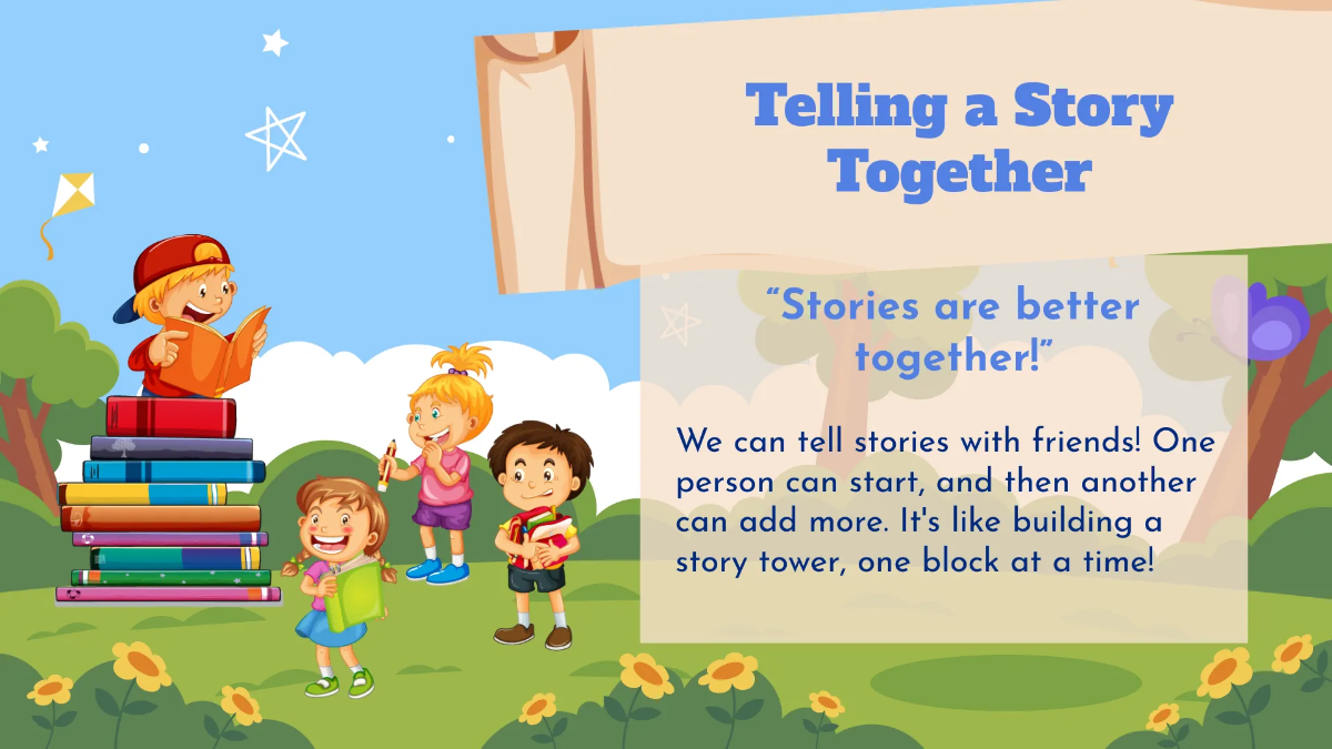 Free Creating and Sharing Simple Stories Template to Edit Online