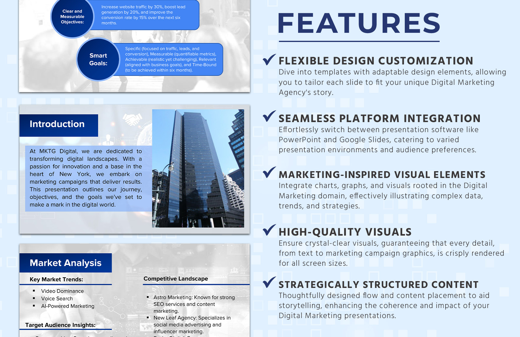 Digital Marketing Agency Marketing Campaign Overview Template