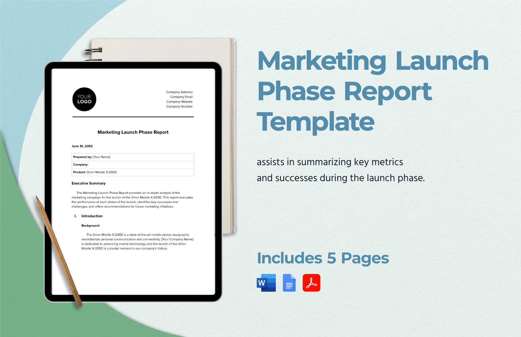 Marketing Launch Phase Report Template