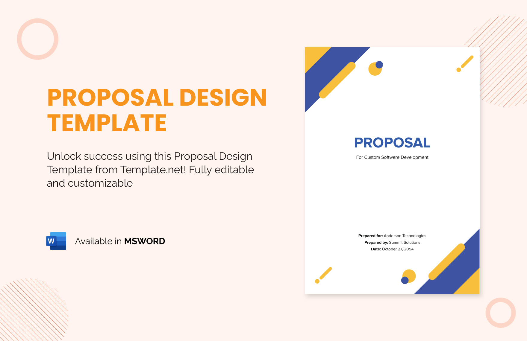 Proposal Design Template