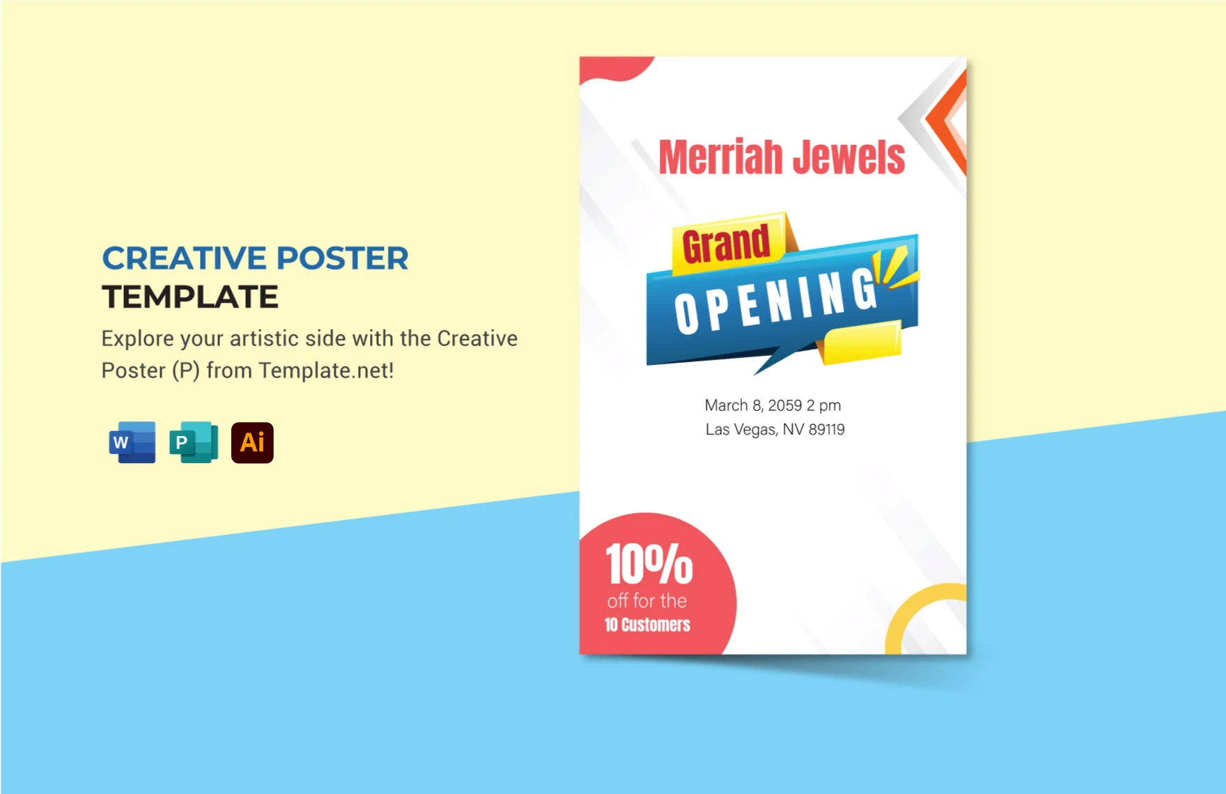 Free Creative Poster Template in Word, Illustrator, Publisher