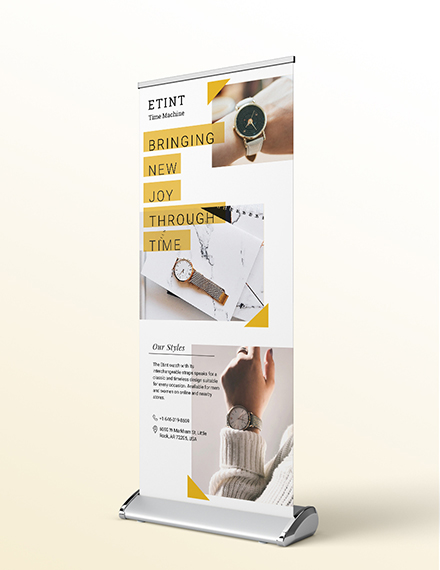 Product Launch Roll Up Banner Download