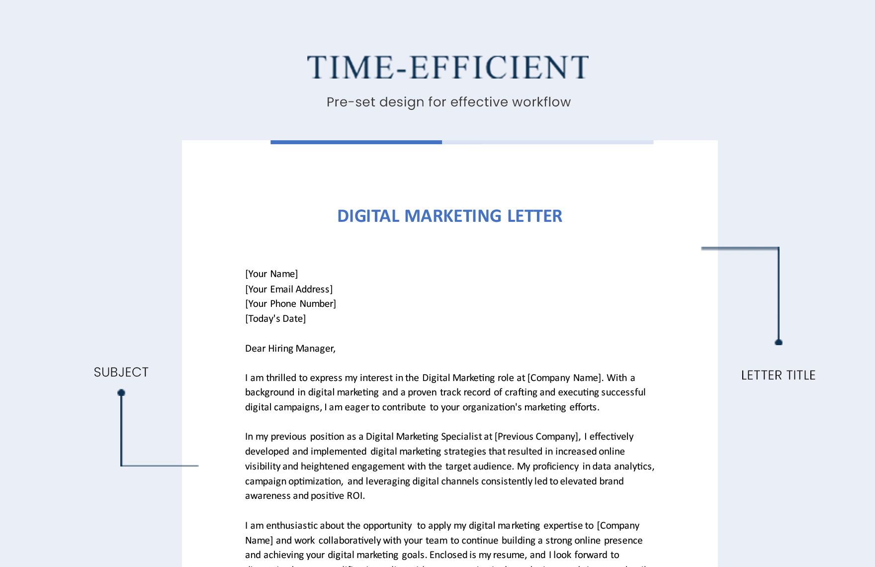  Digital Marketing Letter