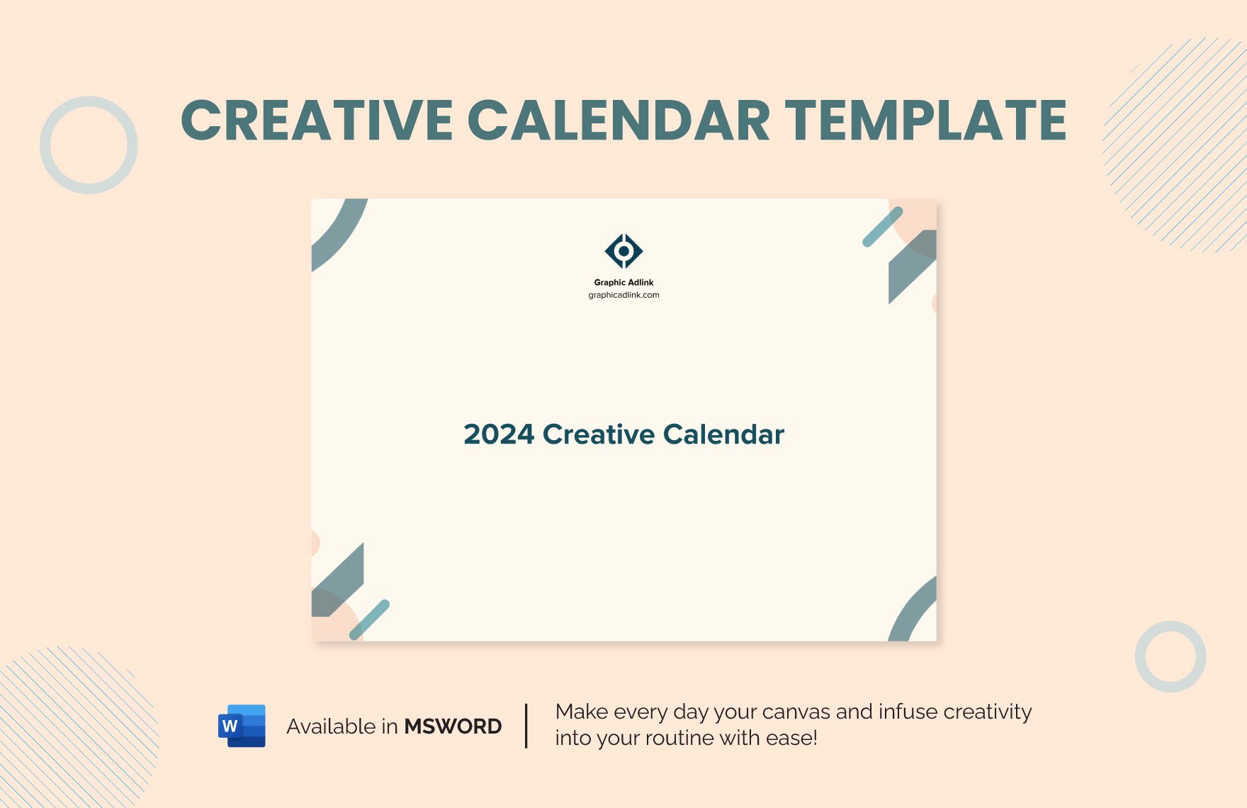 Creative Calendar Template