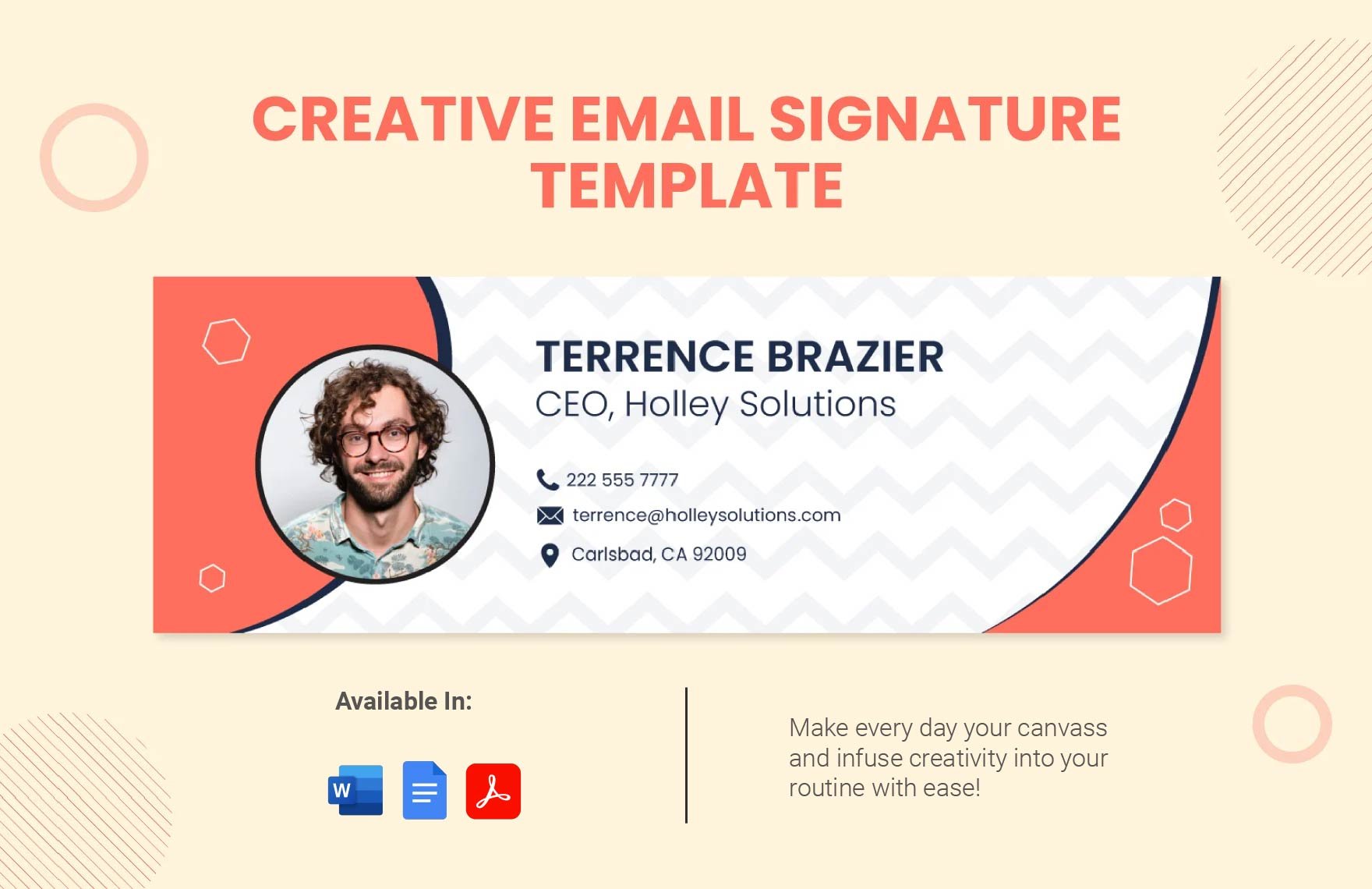 Creative Email Signature Template