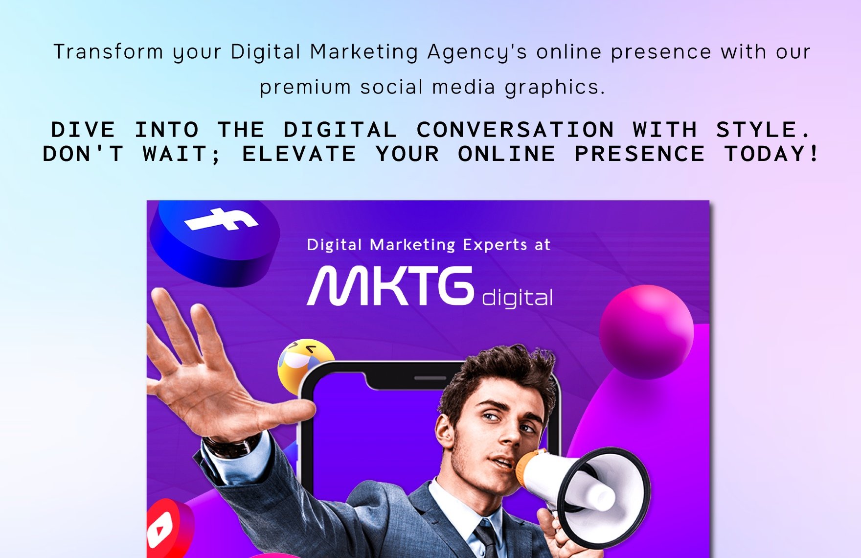 Digital Marketing Agency Facebook Post Template