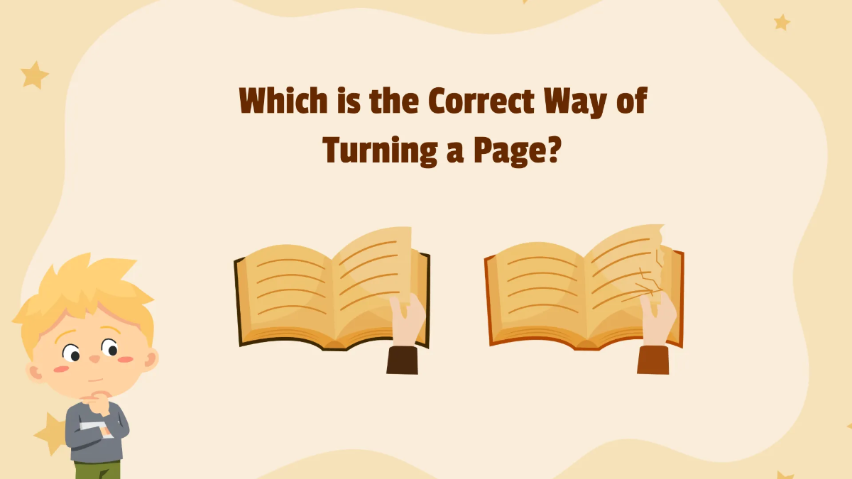 Free Holding A book Correctly And Turning Pages Template to Edit Online