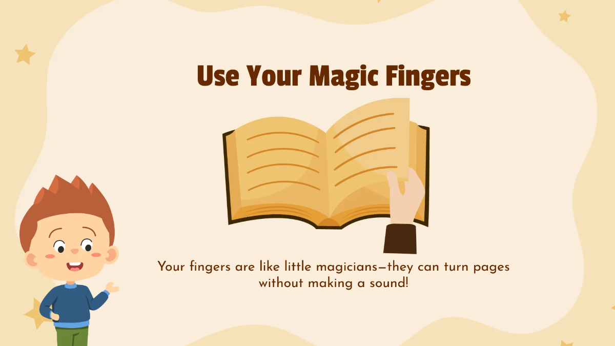 Free Holding A book Correctly And Turning Pages Template to Edit Online