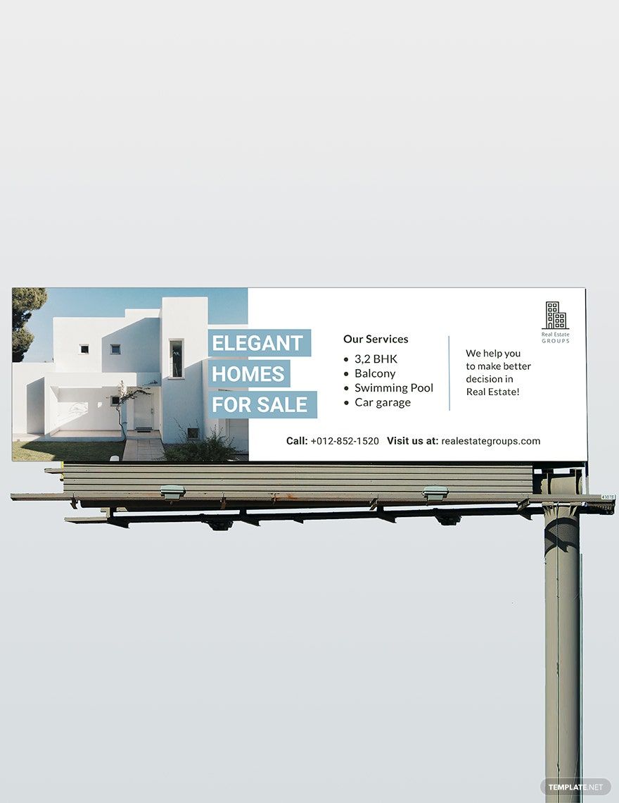 Real Estate Billboard Template