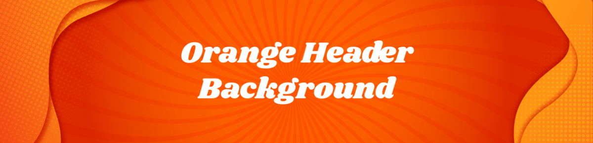 Orange Header Background Template