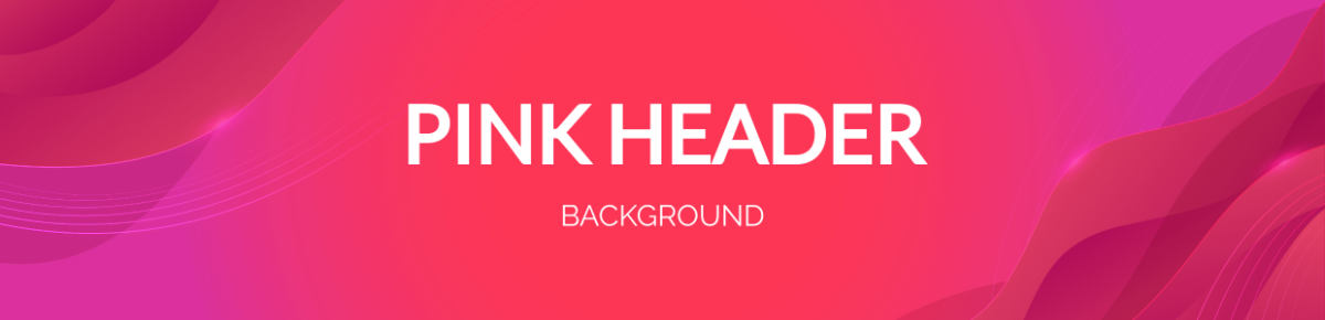 Pink Header Background