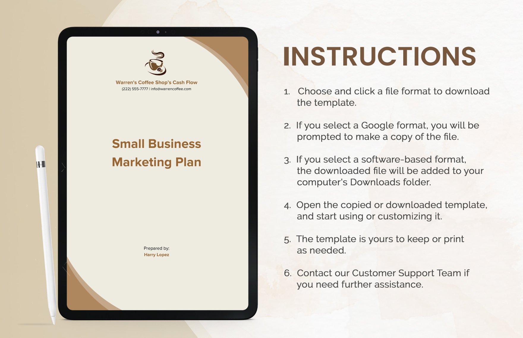 Small Business Marketing Plan Template