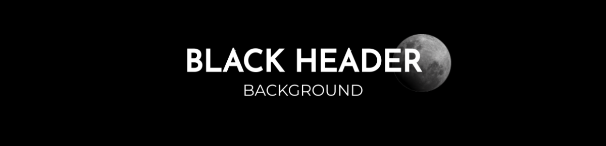Black Header Background