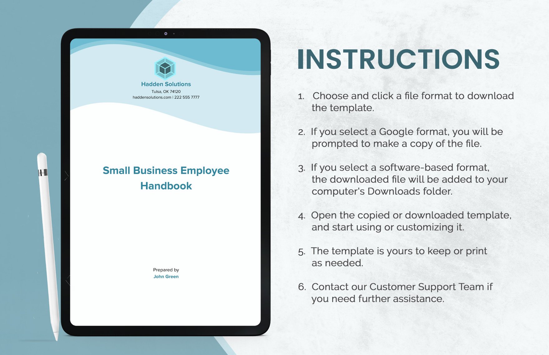 Small Business Employee Handbook Template
