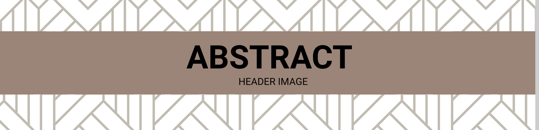 Abstract Header Image Template