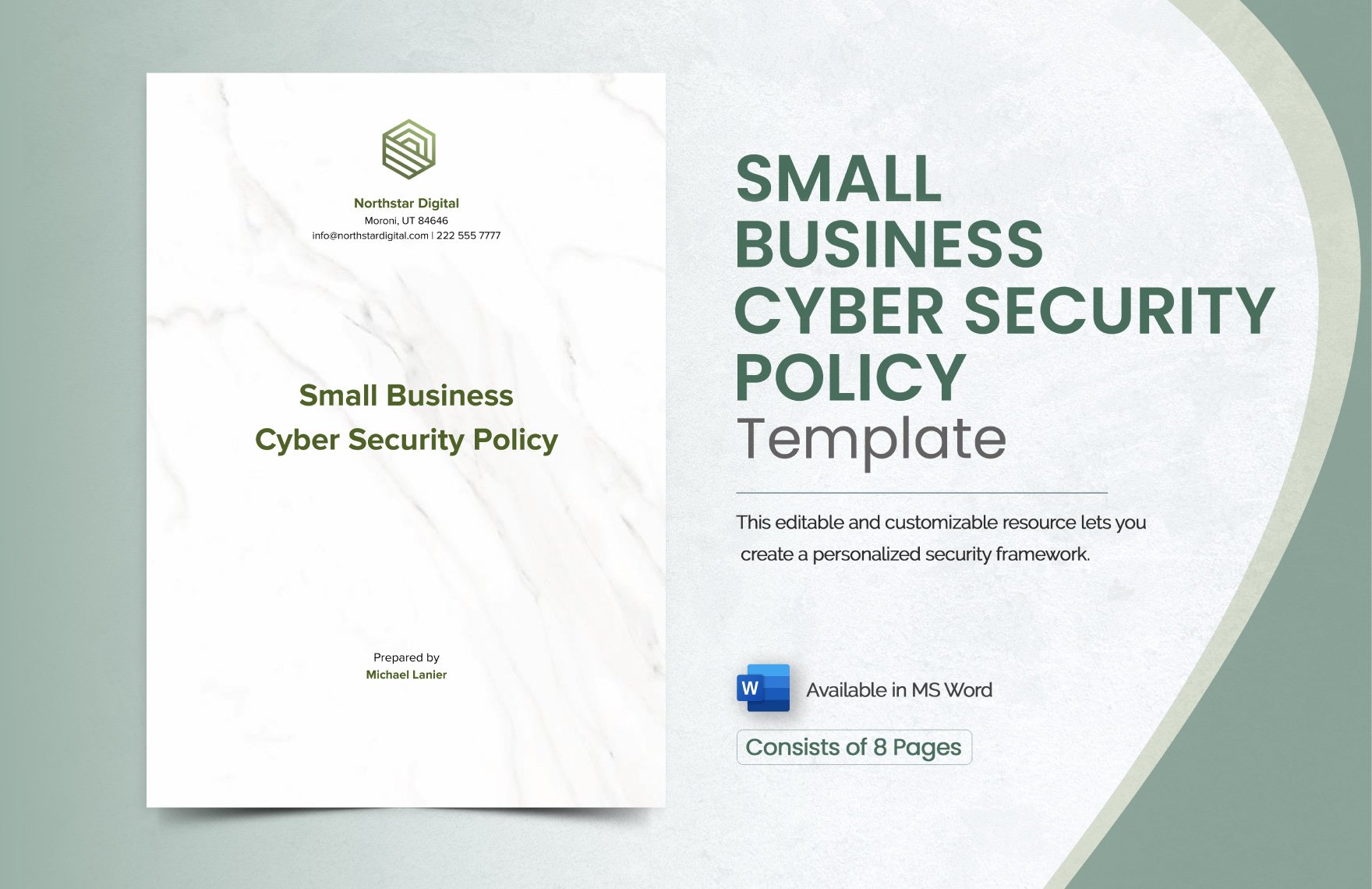 Small Business Cyber Security Policy Template
