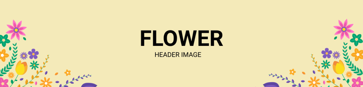 Flower Header Image
