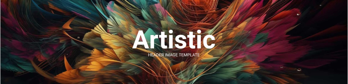 Artistic Header Image  Template - Edit Online & Download