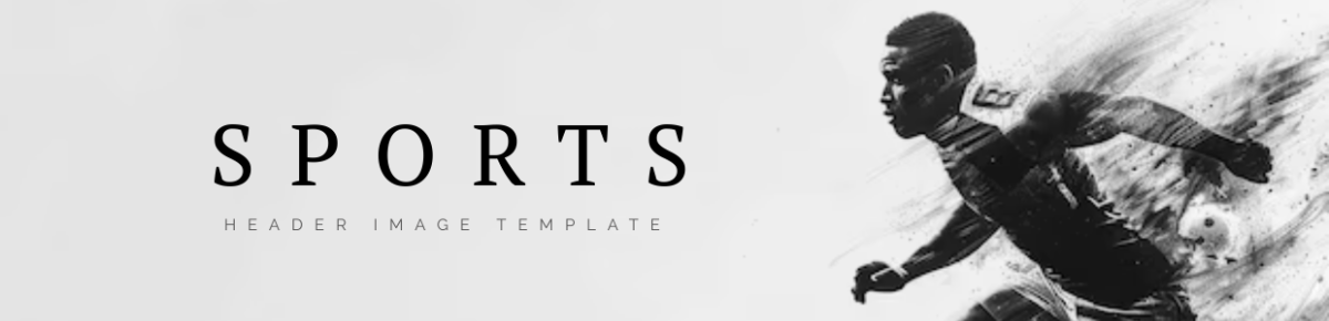 Sports Header Image  Template - Edit Online & Download