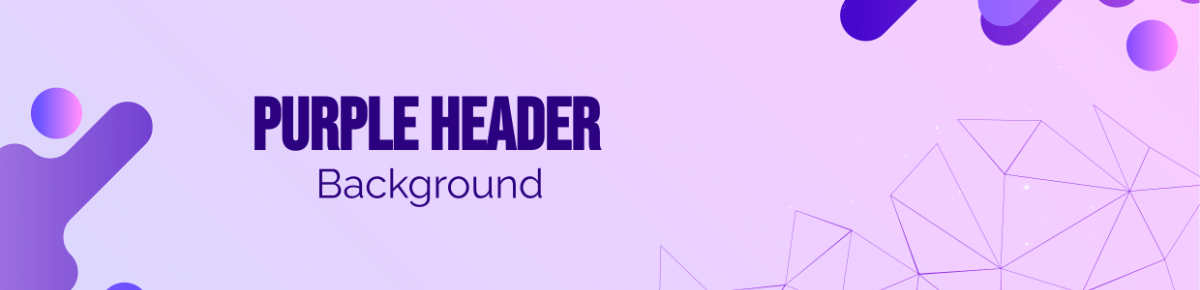 Purple Header Background Template