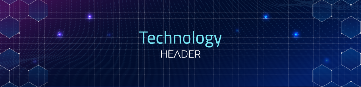 Free Technology Header Background Template