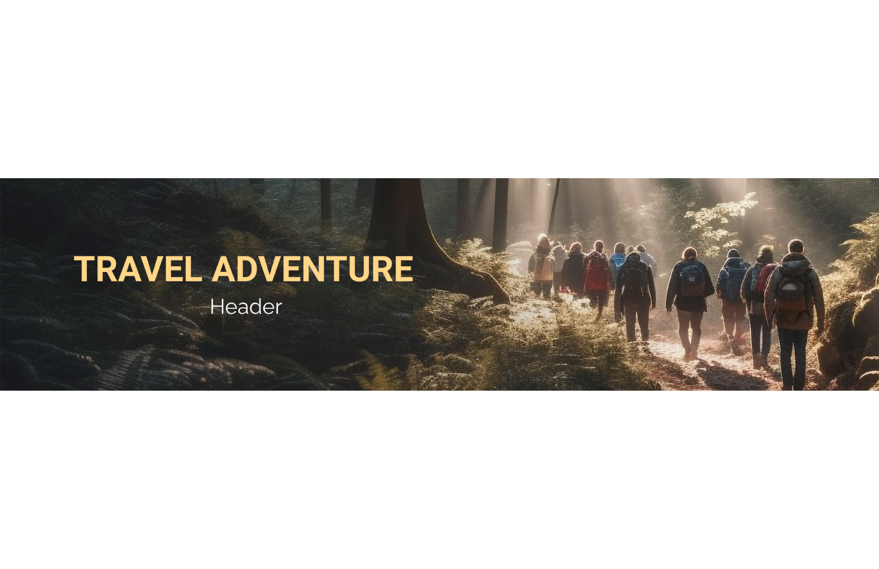 Travel Adventure Photo Header
