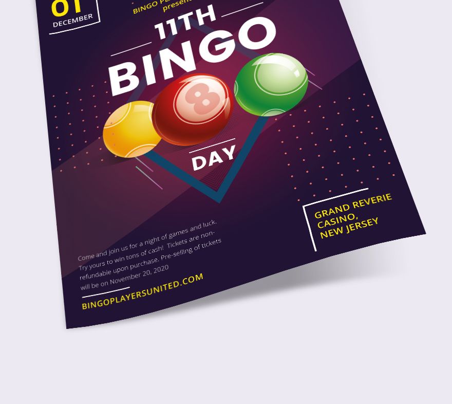 Bingo Event Flyer Template