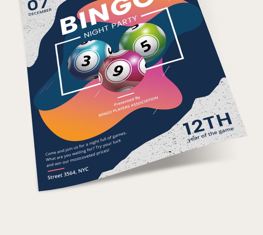 Bingo Night Flyer Template