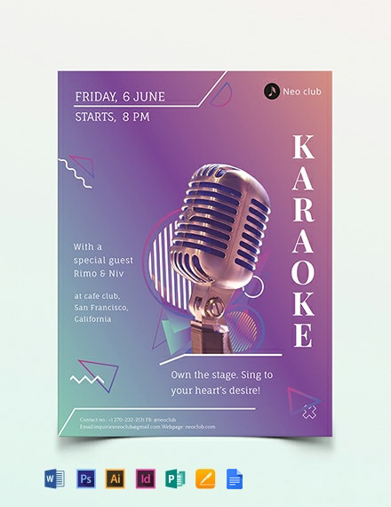 FREE Music Event Flyer Word - Template Download | Template.net