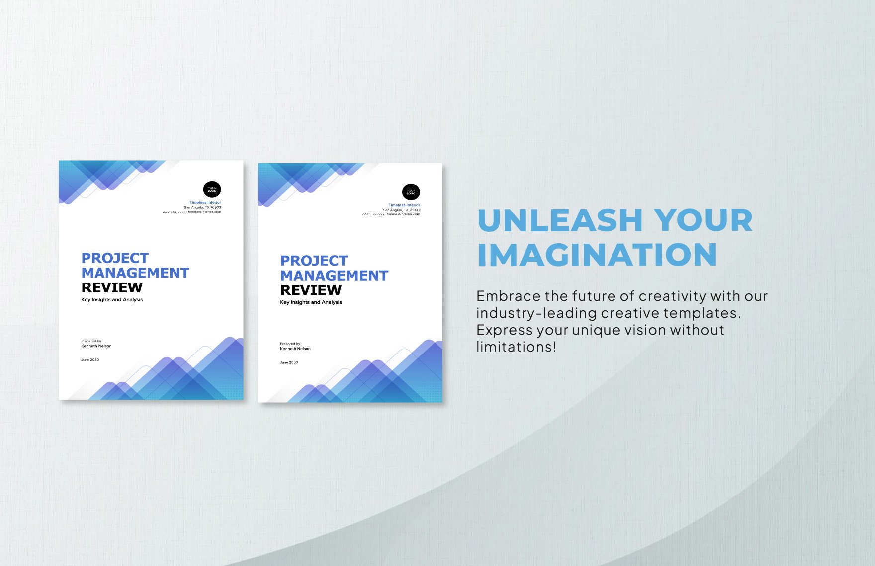 Creative Cover Page Template