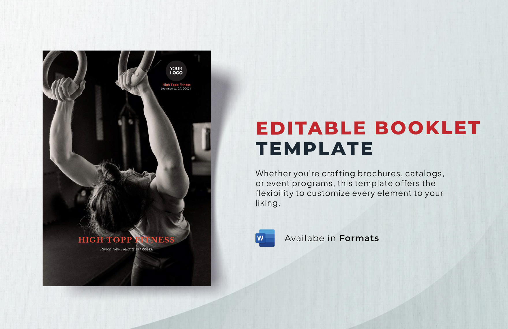 Free Editable Booklet Template in Word, Apple Pages, InDesign