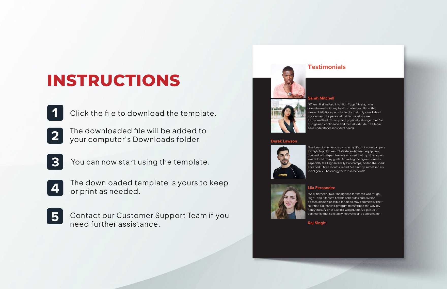Editable Booklet Template
