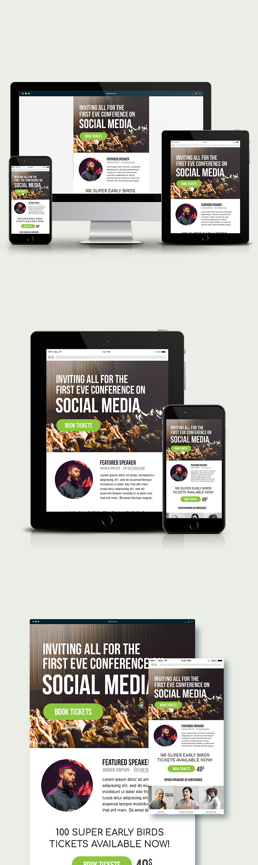 App Launch Email Ad Template HTML5 PSD Template net