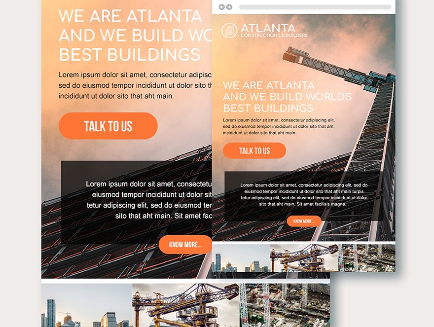 Construction Email Ad