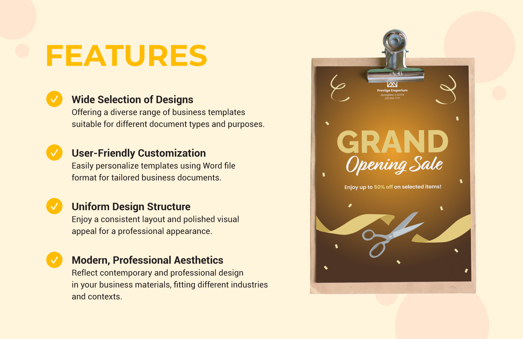 Small Business Flyer Template