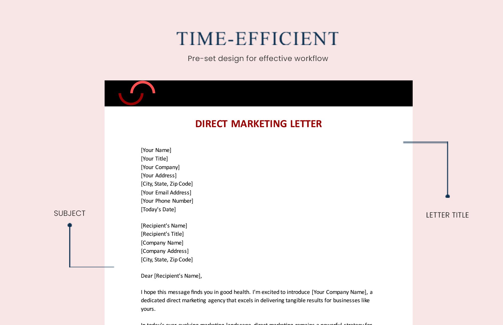 Direct Marketing Letter
