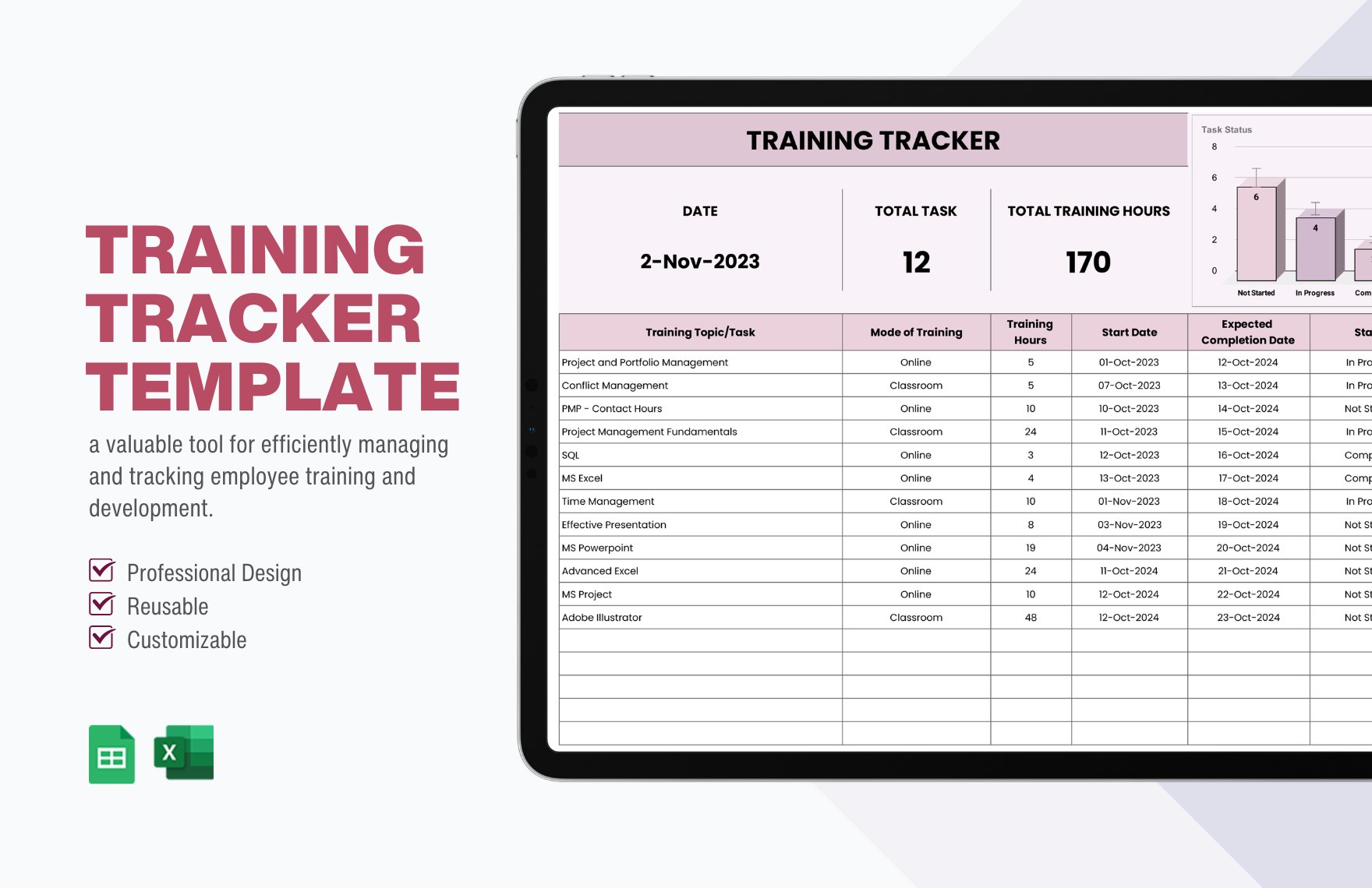 Free Tracker Templates In Google Sheets To Download