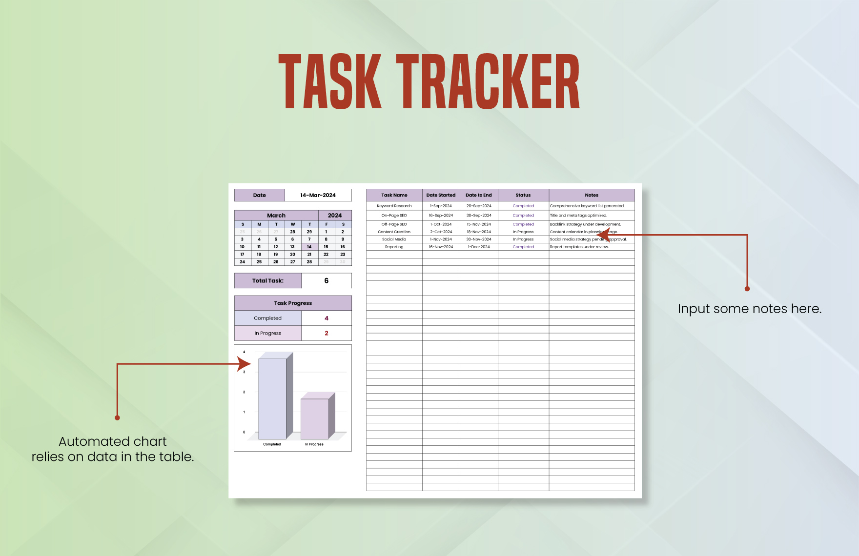 Task Tracker Template