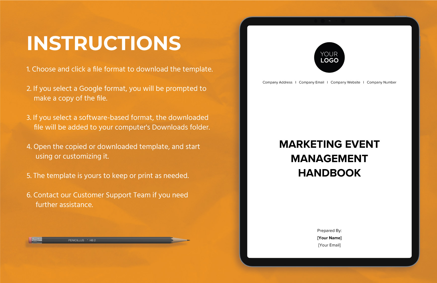 Marketing Event Management Handbook Template