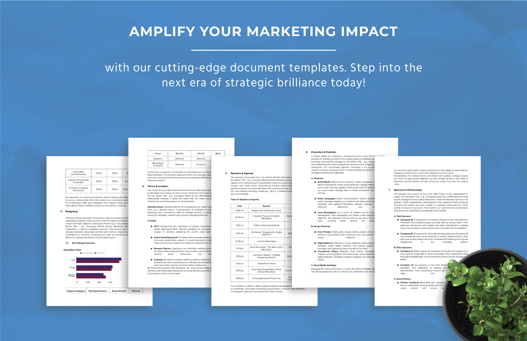 Marketing Event Planning Document Template