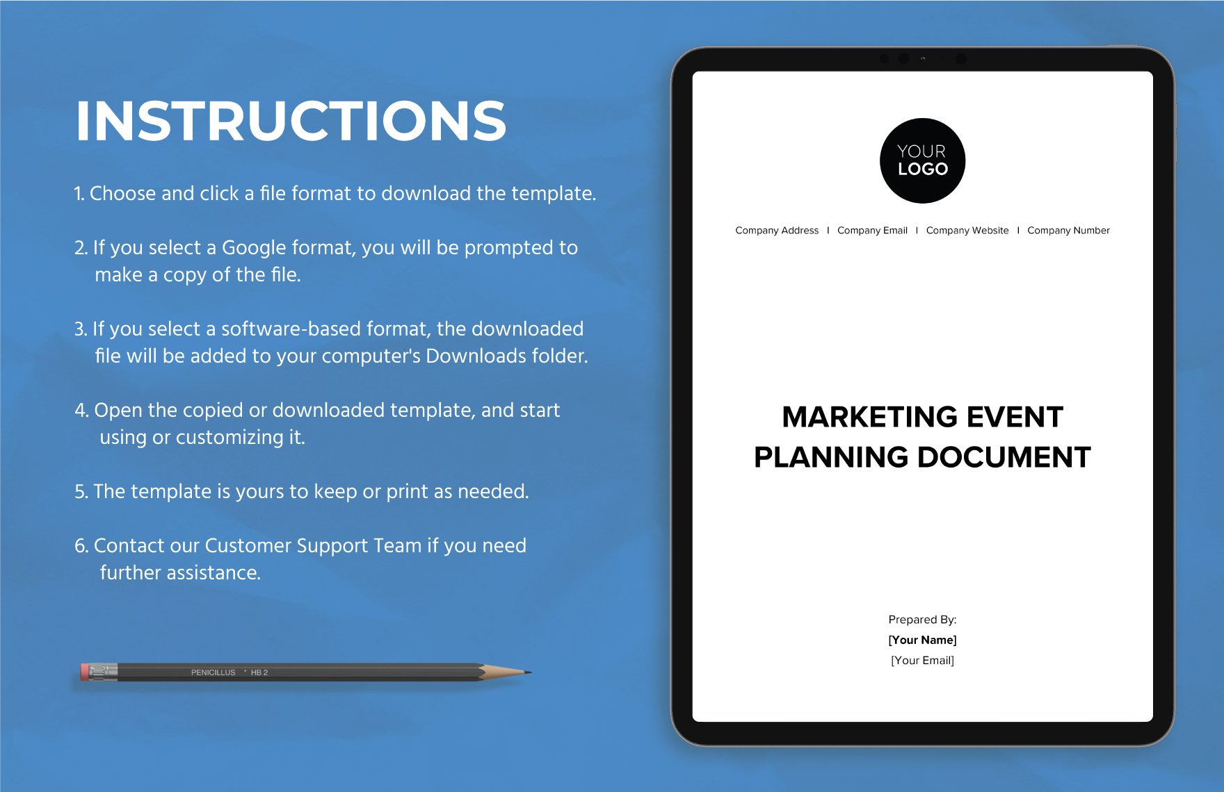 Marketing Event Planning Document Template