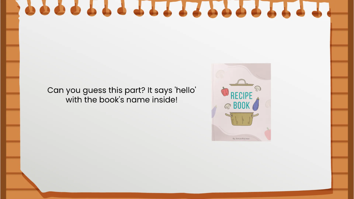 Free Basic Parts of A Book Template to Edit Online