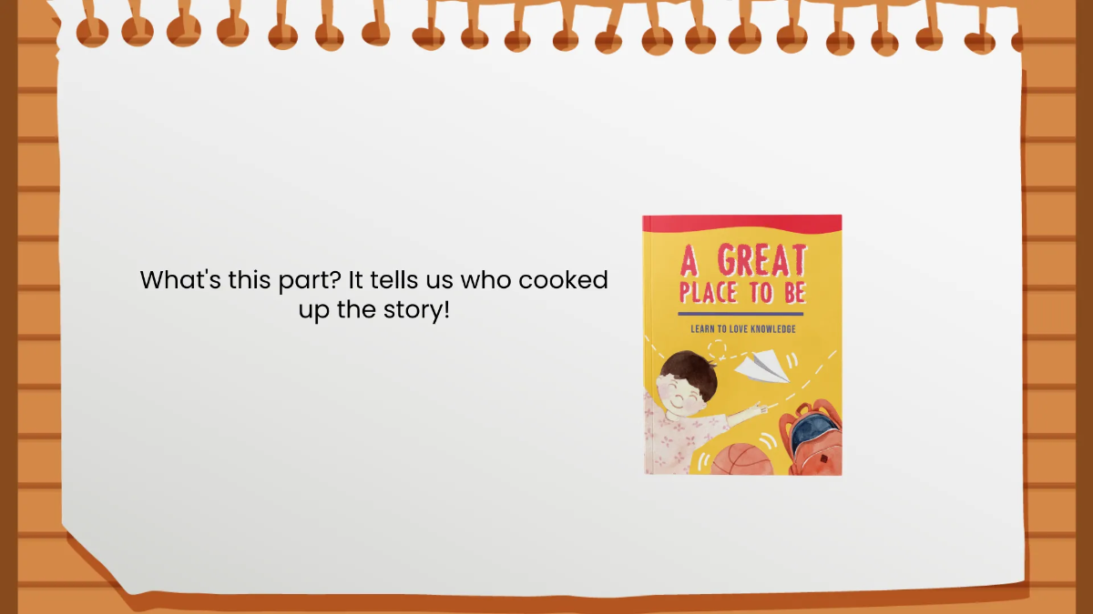 Free Basic Parts of A Book Template to Edit Online