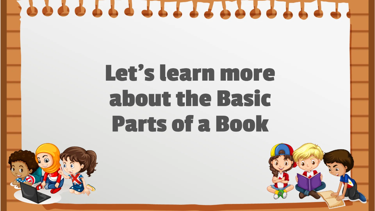 Free Basic Parts of A Book Template to Edit Online