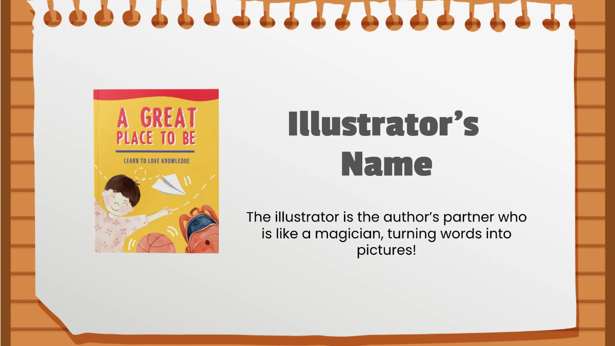 Free Basic Parts of A Book Template to Edit Online