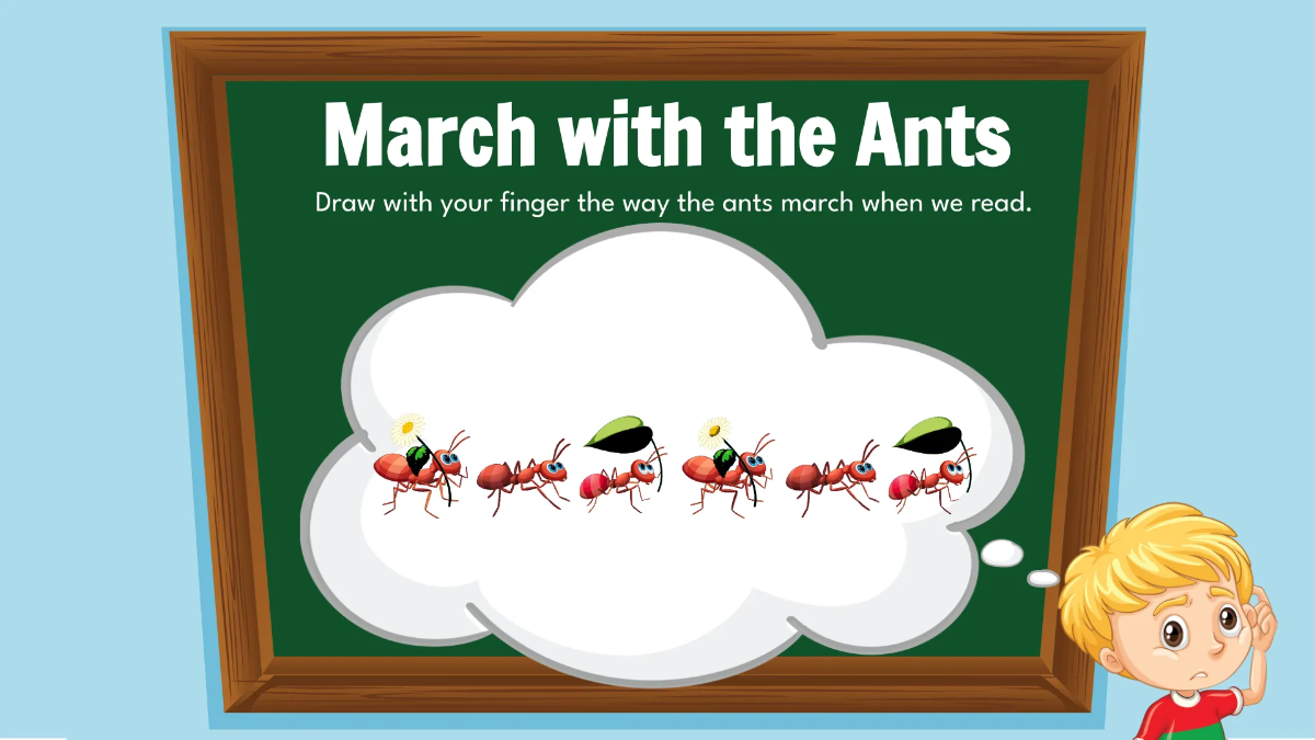 Free Recognizing That Print Moves From Left to Right Template to Edit Online