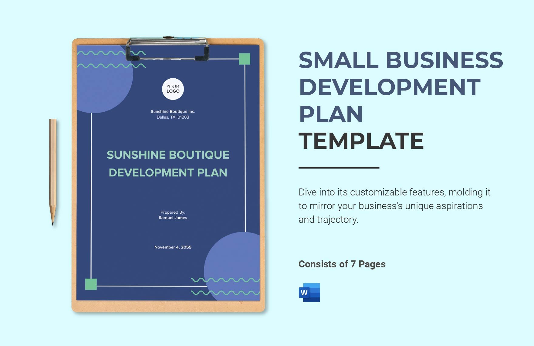 Small Business Development Plan Template