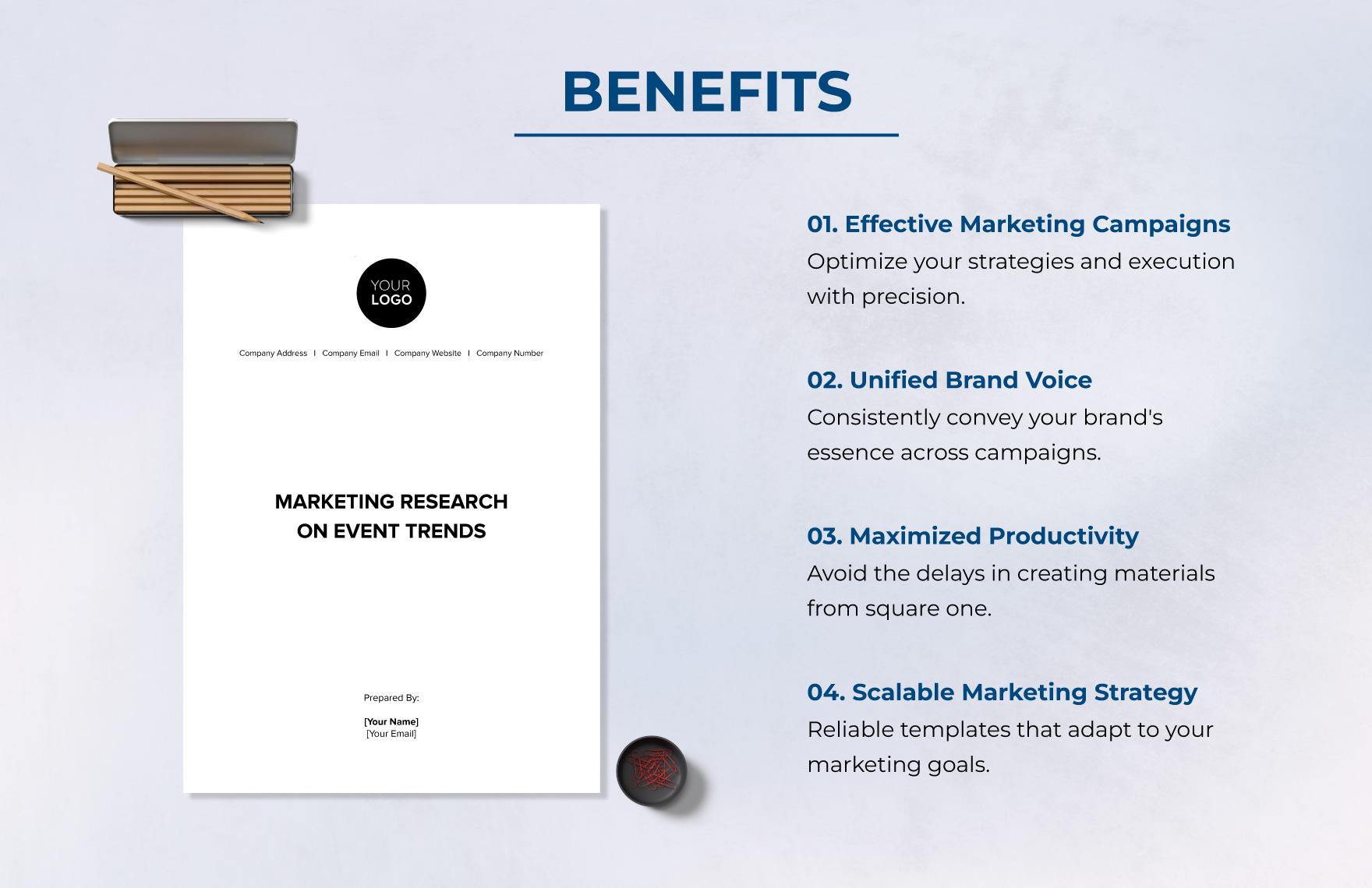 Marketing Research on Event Trends Template