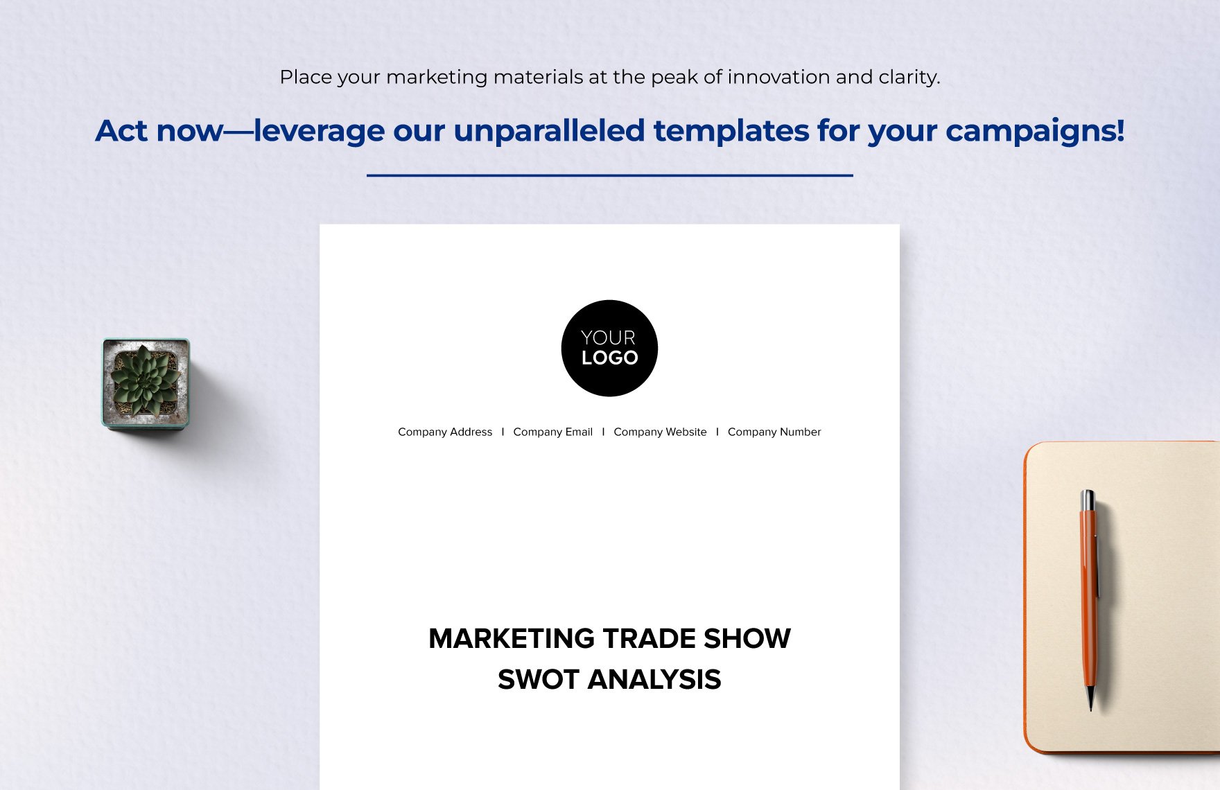 Marketing Trade Show SWOT Analysis Template