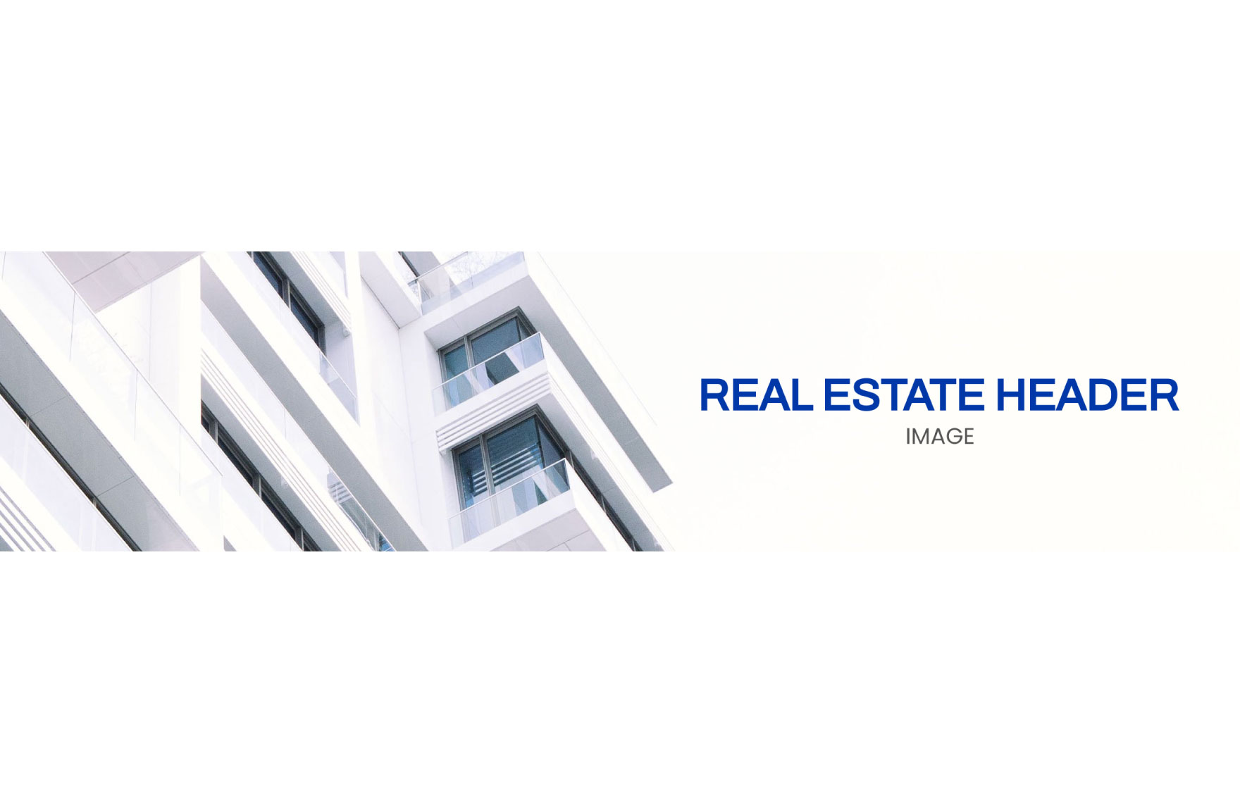 Real Estate Header Image  Template